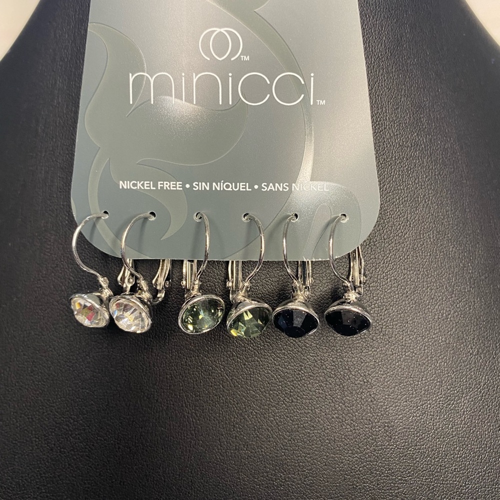 Minicci Silver Multi Pack Earrings